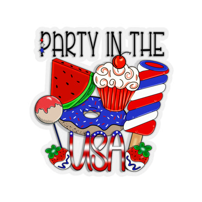 Party in the USA - Kiss-Cut Stickers