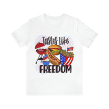 Load image into Gallery viewer, Tastes Like Freedom - Unisex Jersey Short Sleeve Tee