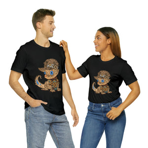 Steampunk Lizard - Unisex Jersey Short Sleeve Tee