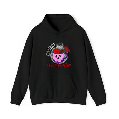 Caution - Unisex Heavy Blend™ Hooded Sweatshirt