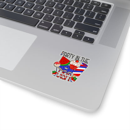 Party in the USA - Kiss-Cut Stickers
