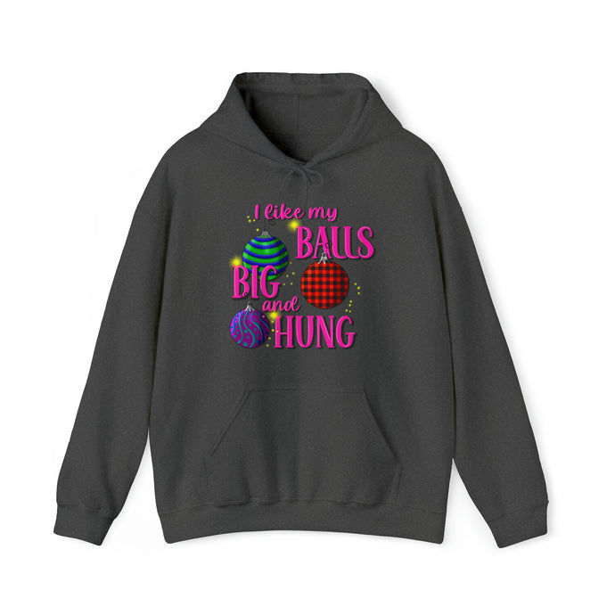 I like big balls - Unisex Heavy Blend™ Hooded Sweatshirt