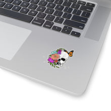 Load image into Gallery viewer, Floral Skull - Kiss-Cut Stickers