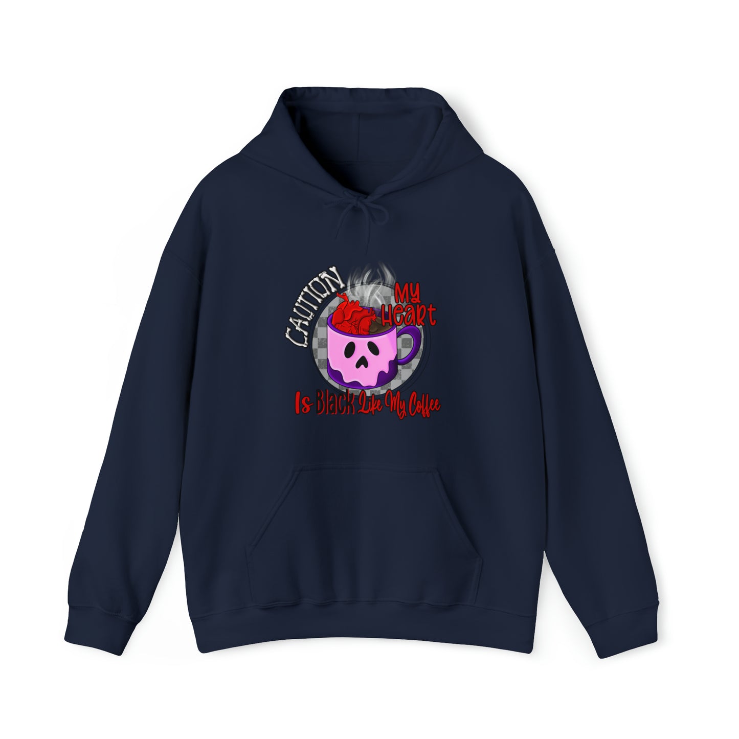 Caution - Unisex Heavy Blend™ Hooded Sweatshirt