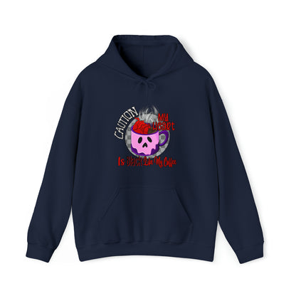Caution - Unisex Heavy Blend™ Hooded Sweatshirt