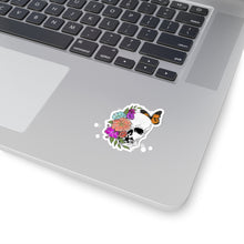 Load image into Gallery viewer, Floral Skull - Kiss-Cut Stickers