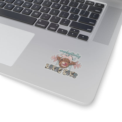 Unapologetically Loves Cows - Kiss-Cut Stickers