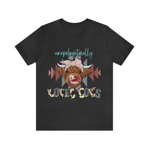 Unapologetically Loves Cows - Unisex Jersey Short Sleeve Tee