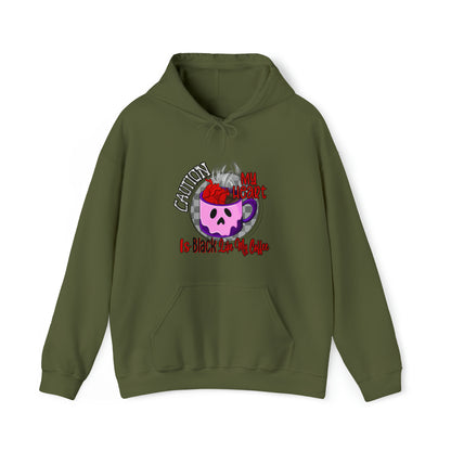 Caution - Unisex Heavy Blend™ Hooded Sweatshirt
