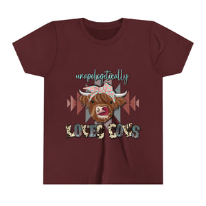 Unapologetically Loves Cows - Youth Short Sleeve Tee