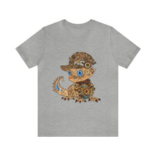 Load image into Gallery viewer, Steampunk Lizard - Unisex Jersey Short Sleeve Tee