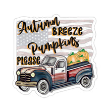 Load image into Gallery viewer, Autumn Breeze and Pumpkins Please - Kiss-Cut Stickers