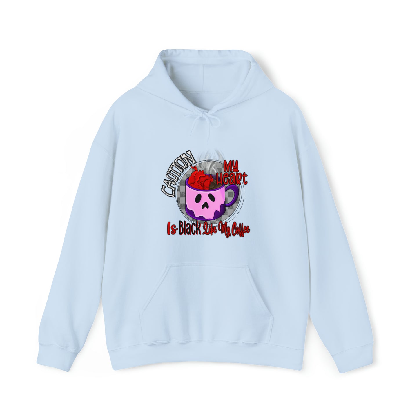 Caution - Unisex Heavy Blend™ Hooded Sweatshirt