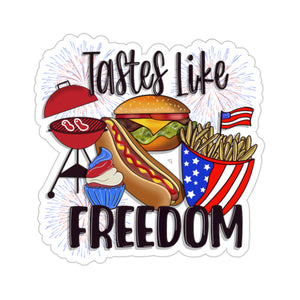 Tastes Like Freedom - Kiss-Cut Stickers