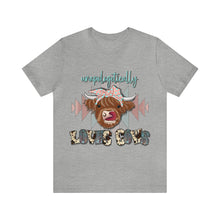 Load image into Gallery viewer, Unapologetically Loves Cows - Unisex Jersey Short Sleeve Tee