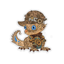 Load image into Gallery viewer, Steampunk Lizard - Kiss-Cut Stickers