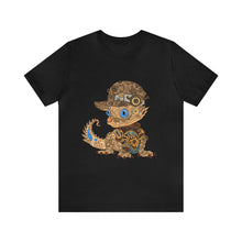 Load image into Gallery viewer, Steampunk Lizard - Unisex Jersey Short Sleeve Tee