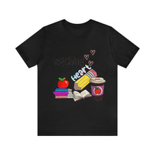 Load image into Gallery viewer, Teaching is a work of Heart - Unisex Jersey Short Sleeve Tee