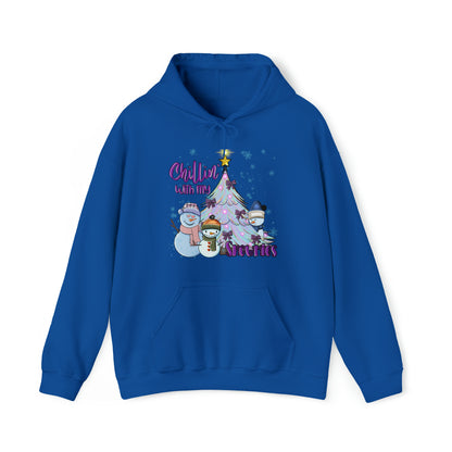 Chillin’ with my Snowmies - Unisex Heavy Blend™ Hooded Sweatshirt