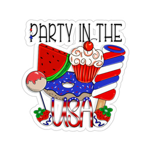 Party in the USA - Kiss-Cut Stickers