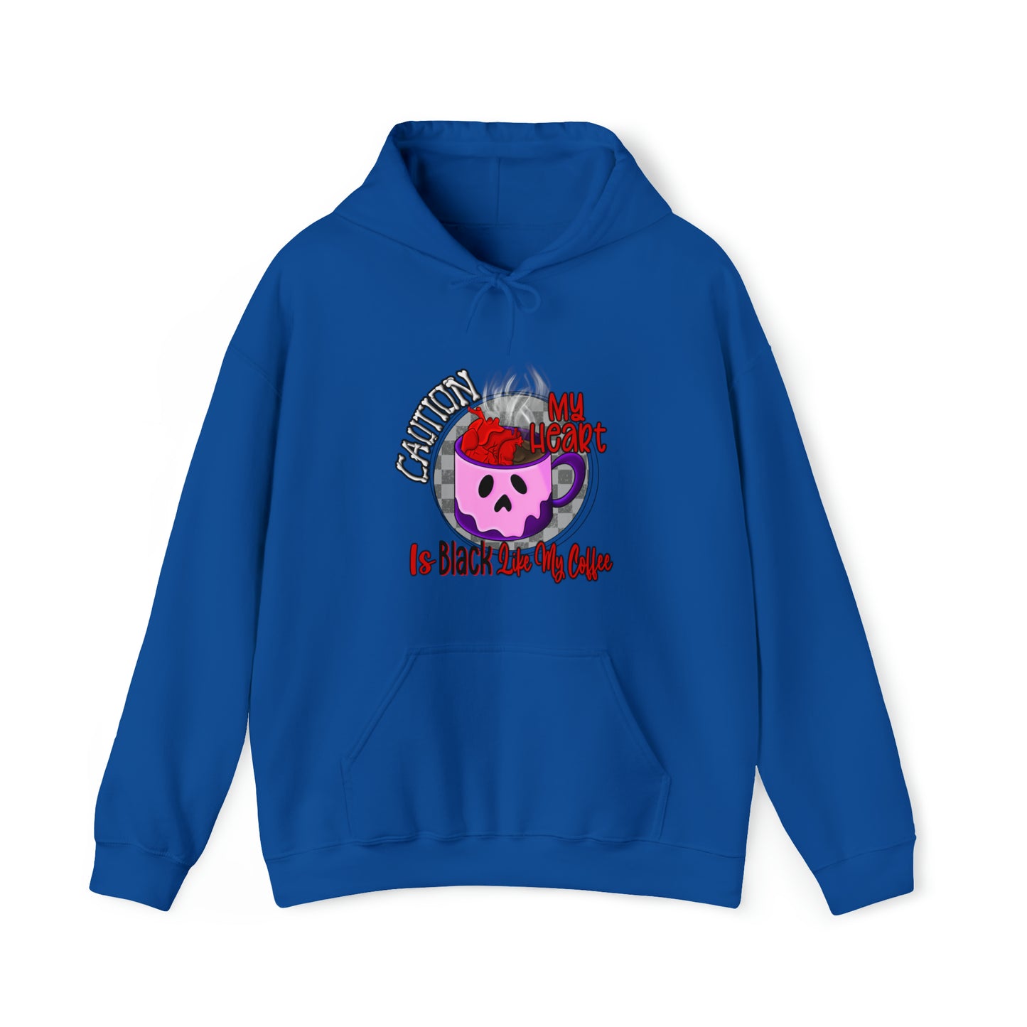 Caution - Unisex Heavy Blend™ Hooded Sweatshirt
