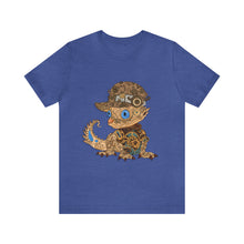 Load image into Gallery viewer, Steampunk Lizard - Unisex Jersey Short Sleeve Tee