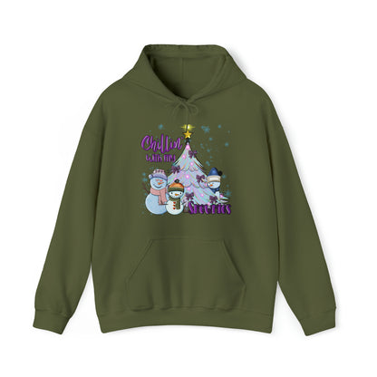 Chillin’ with my Snowmies - Unisex Heavy Blend™ Hooded Sweatshirt