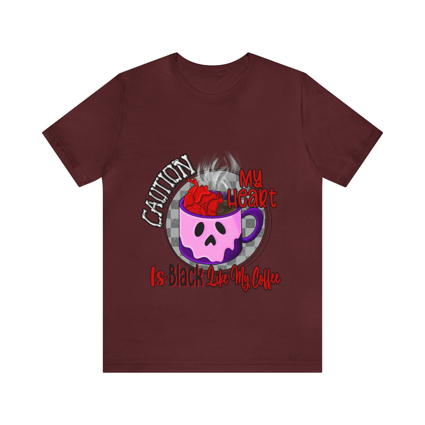 Caution - Unisex Jersey Short Sleeve Tee