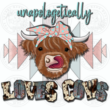 Load image into Gallery viewer, Unapologetically Loves Cows