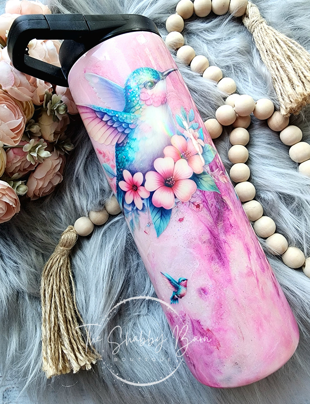 Holographic Hummingbird 20 oz Duo Tumbler – Grace in Every Sip