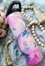 Load image into Gallery viewer, Holographic Hummingbird 20 oz Duo Tumbler – Grace in Every Sip