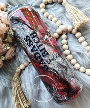 Load image into Gallery viewer, Badass Bitch Energy 20 oz Tumbler – Sass, Sparkle &amp; Zero Apologies