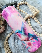 Load image into Gallery viewer, Holographic Hummingbird 20 oz Duo Tumbler – Grace in Every Sip