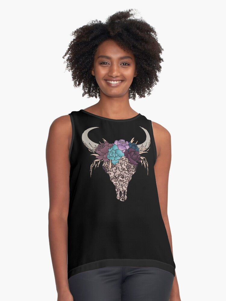 Lace Bull Skull