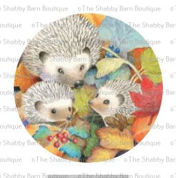 Fall Hedgehogs