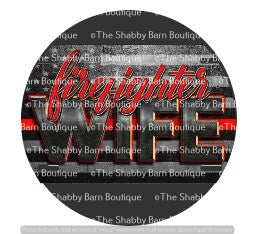 Firefighter Wife Flag