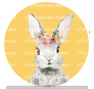 Floral Crown Bunny