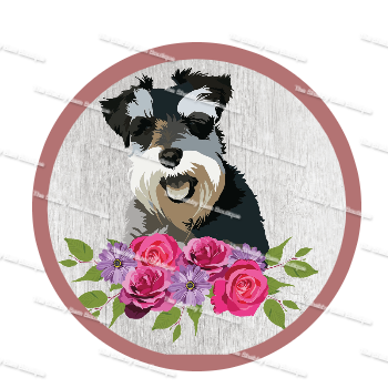 Floral Schnauzer