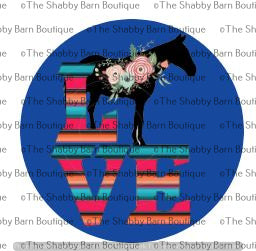 Horse, Love, and Serape