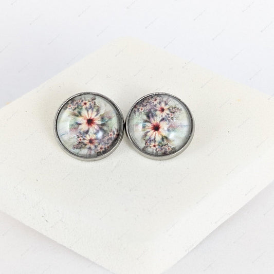 Flowers with Mint Background