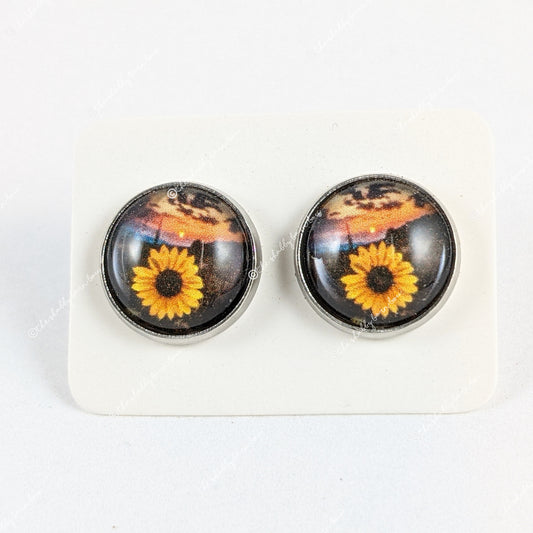 Sunflower and Sunset