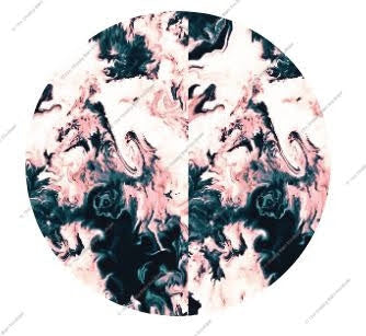 Marbled Pink and Black