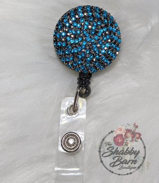 Teal and Gray Badge Reel