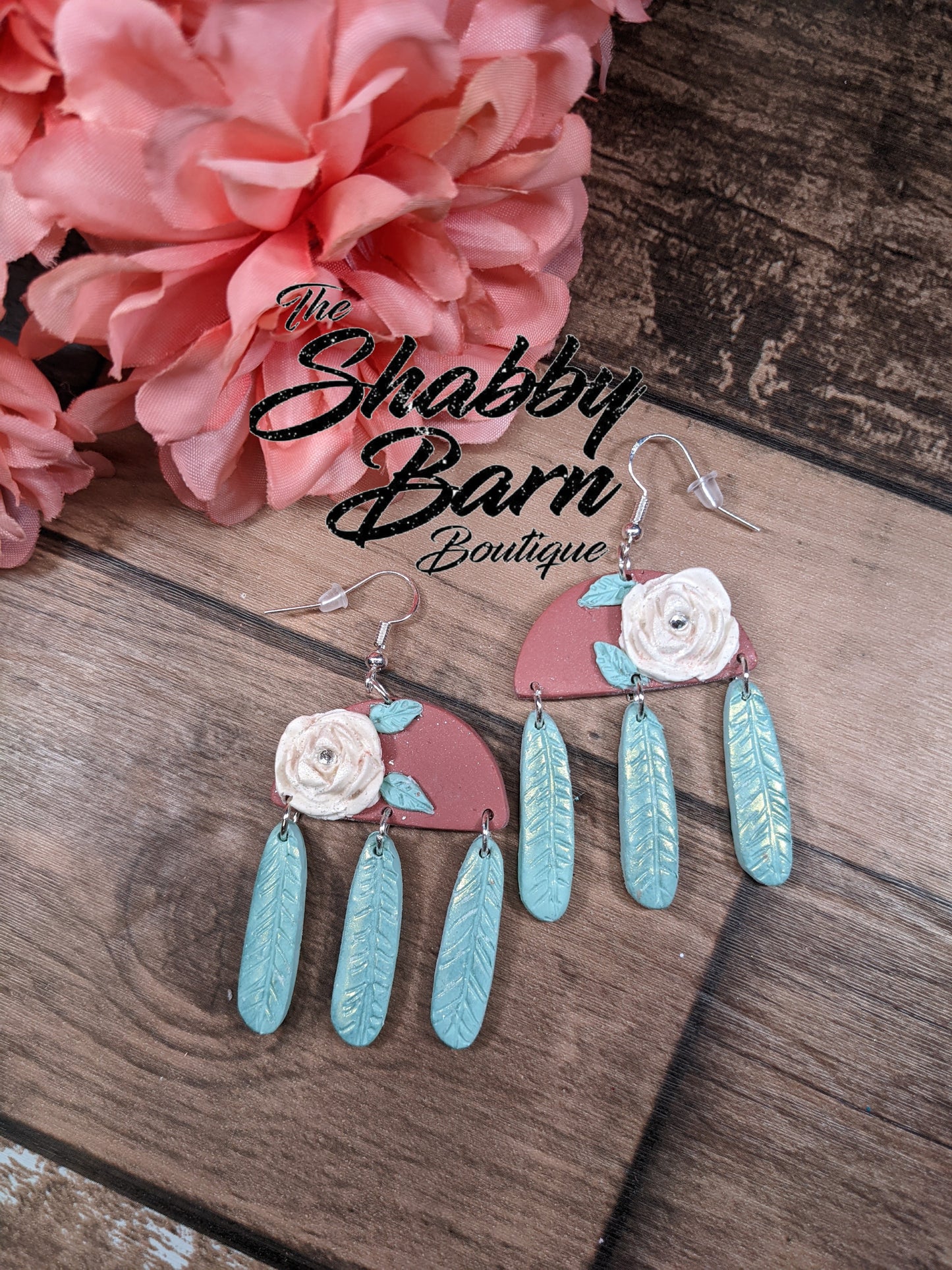 Rose and Vine Dangles