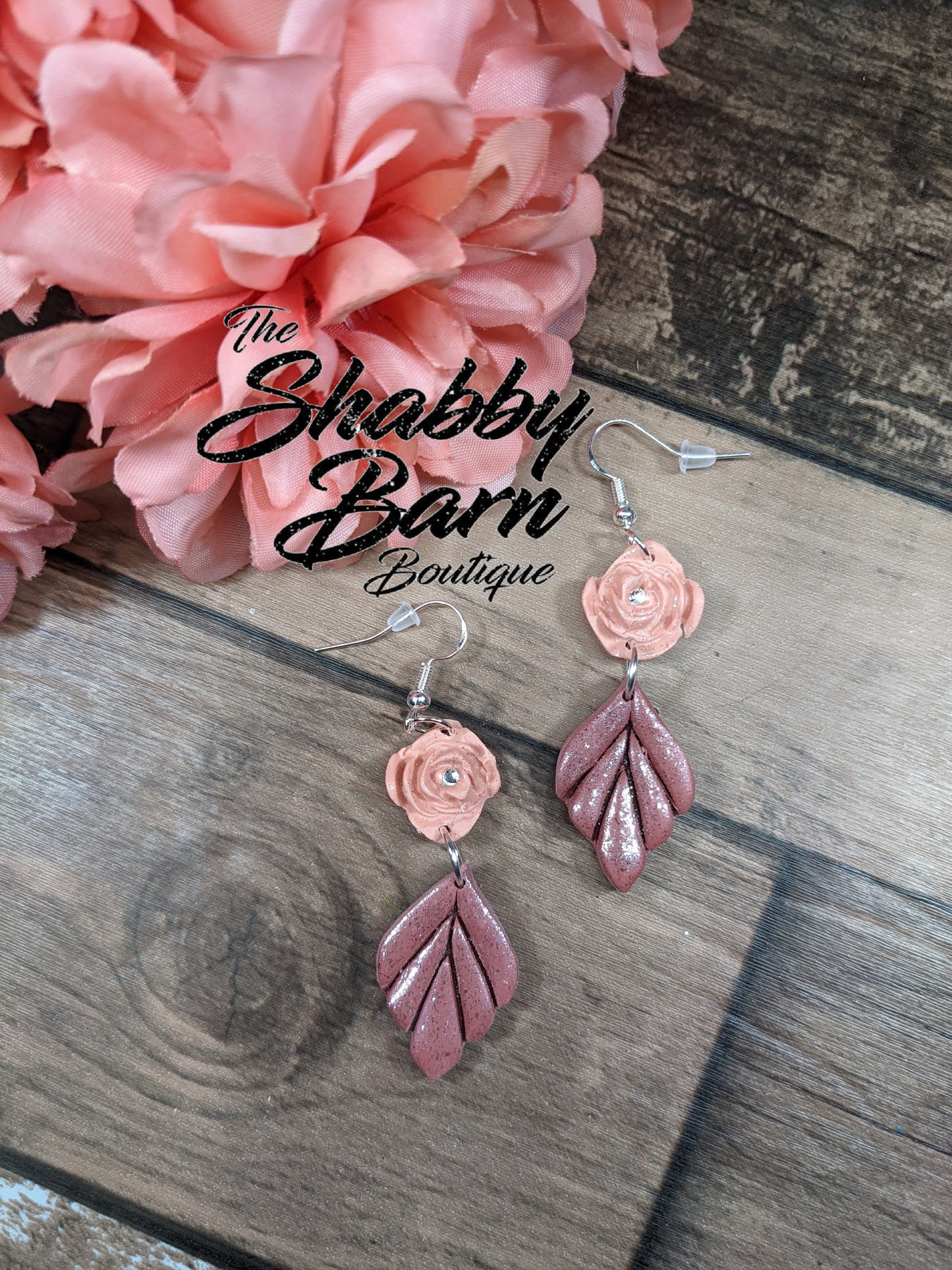 Elegant Rose Waterfall Dangle