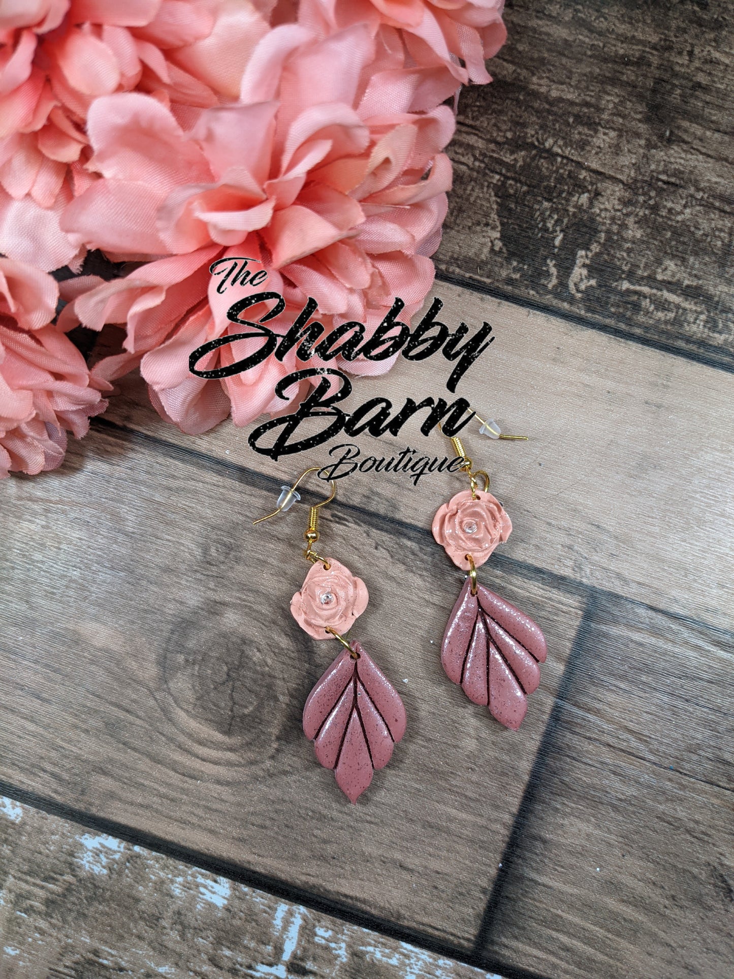 Elegant Rose Waterfall Dangle