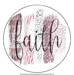 Pink Faith Brush Strokes