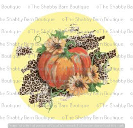 Pumpkin and Sunflowers