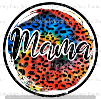 Rainbow Leopard Mama