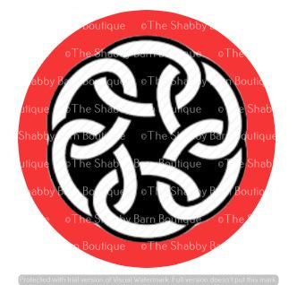 Red Celtic Knot